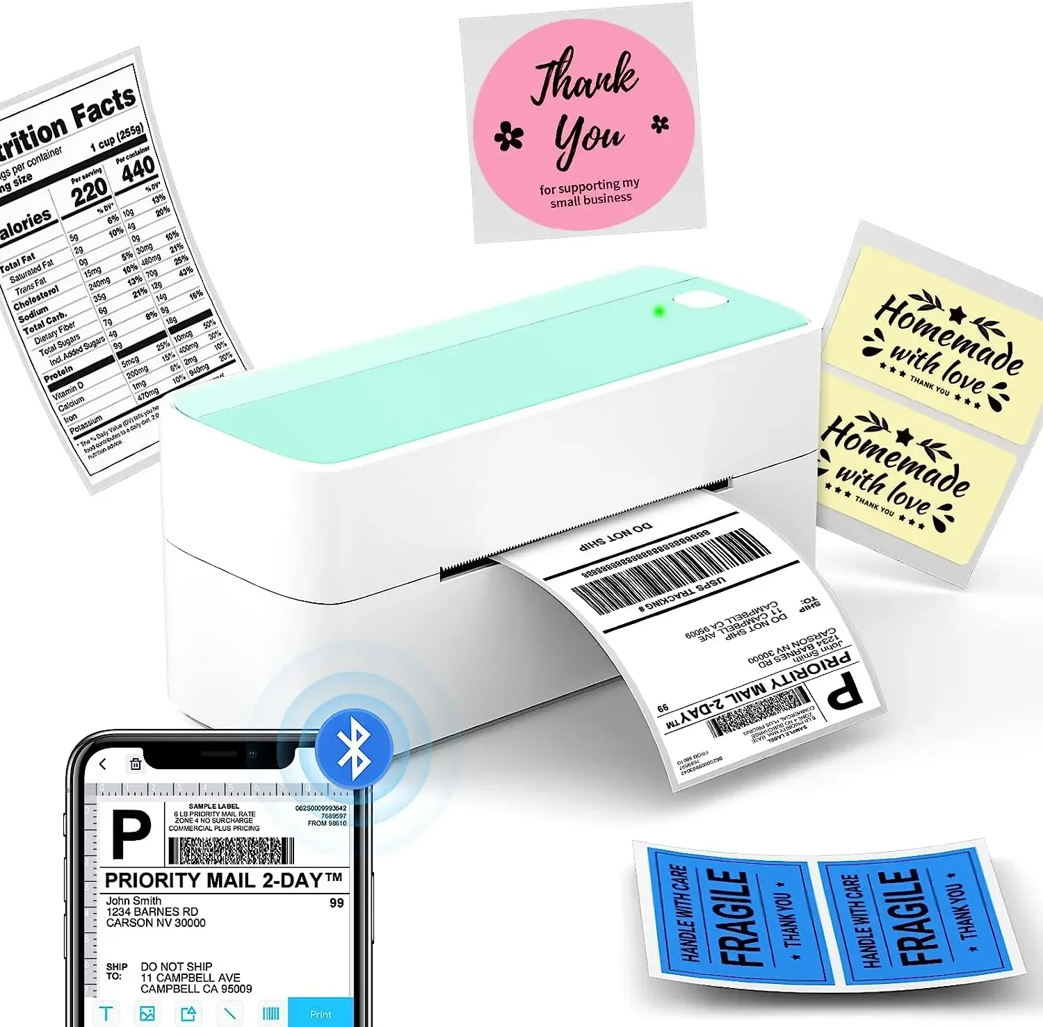 Термобумага для этикеток 4x6,  – обзор и цена Commercial Printer